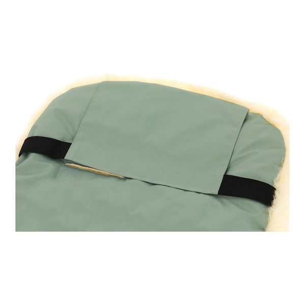 babywalz babycabWinterfußsack Lammfell Lille für Kinderwagen Buggy salbei Black Friday