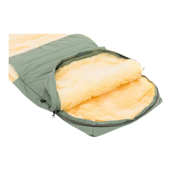 babywalz babycabWinterfußsack Lammfell Lille für Kinderwagen Buggy salbei Black Friday