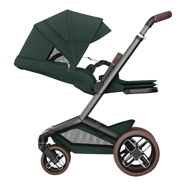babywalz Maxi-Cosi - PremiumKinderwagen Fame twillic green Räumungsverkauf