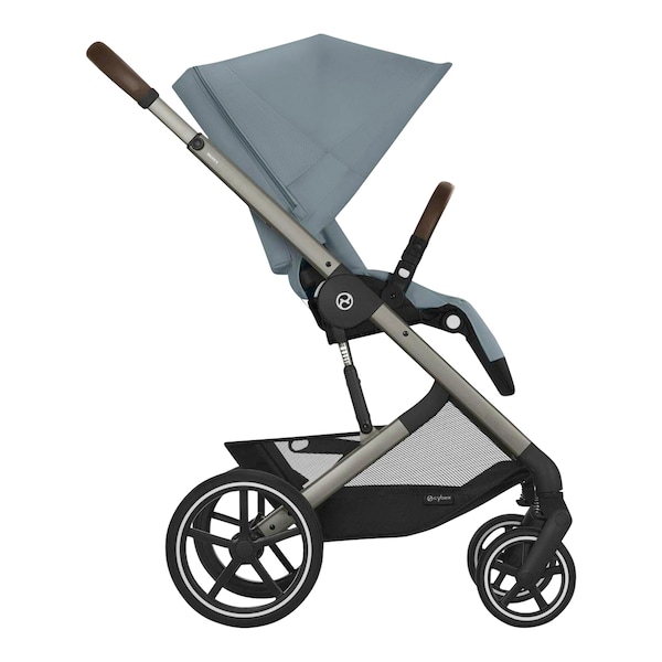 babywalz Cybex - GOLDKinderwagen BALIOS S LUX taupe / stormy blue VIP-Rabatte