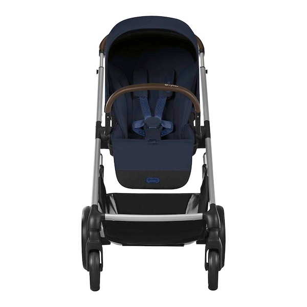 babywalz Cybex - GOLDKinderwagen BALIOS S LUX silver / ocean blue Super Sparpreis