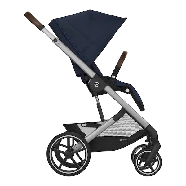 babywalz Cybex - GOLDKinderwagen BALIOS S LUX silver / ocean blue Super Sparpreis