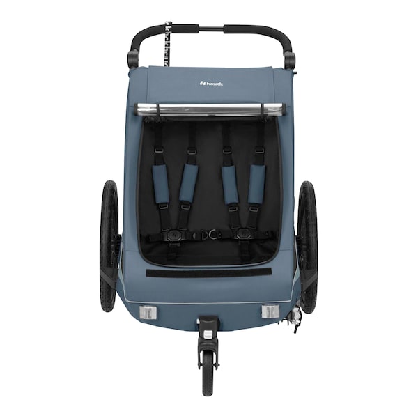 babywalz HauckFahrradanhänger Dryk Duo Plus Dark Blue JETZT KAUFEN