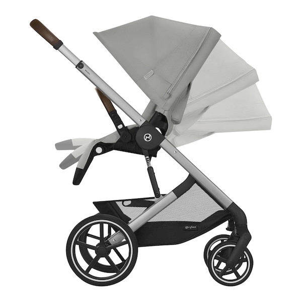 babywalz Cybex - GOLDKinderwagen BALIOS S LUX silver / stone grey Neueste Stile