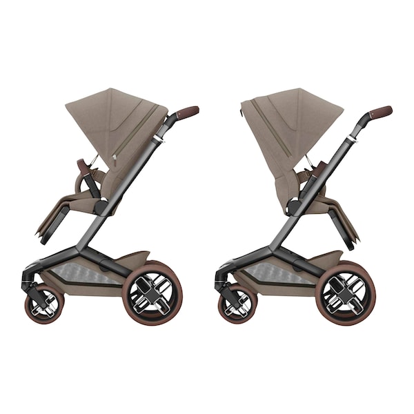 babywalz Maxi-Cosi - PremiumKinderwagen Fame twillic truffle Sonderangebot der Fabrik