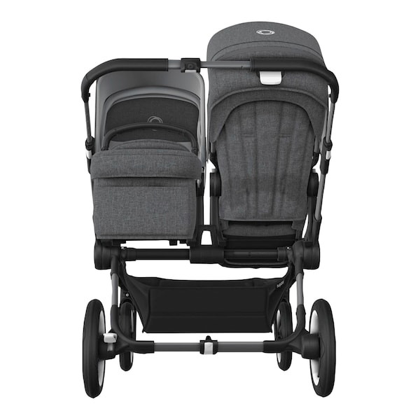 babywalz Bugaboo - DONKEY 5Geschwisterwagen Bundle Duo graphite / grey melange Jubiläumsangebot