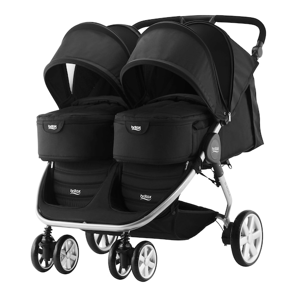 babywalz Britax Römer - SelectZwillings- und Geschwisterbuggy B-AGILE DOUBLE Cosmos Black Blitzangebot