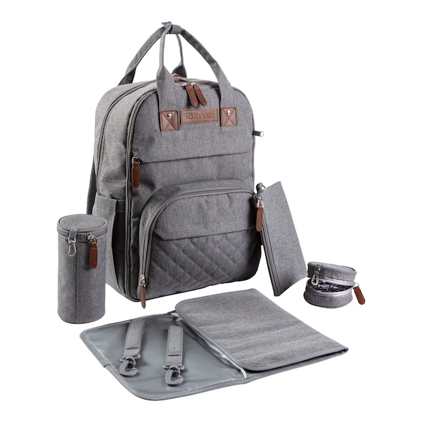 babywalz 2heartsWickelrucksack Functional grau Fabrik Onlineshop