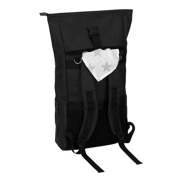 babywalz FillikidWickelrucksack Rolltop Tokio schwarz Jubiläumsangebot