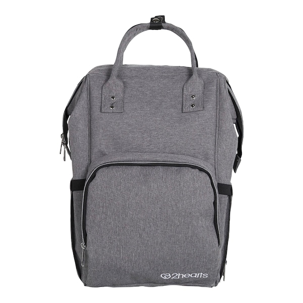 babywalz 2heartsWickelrucksack grau melange Räumungsverkauf