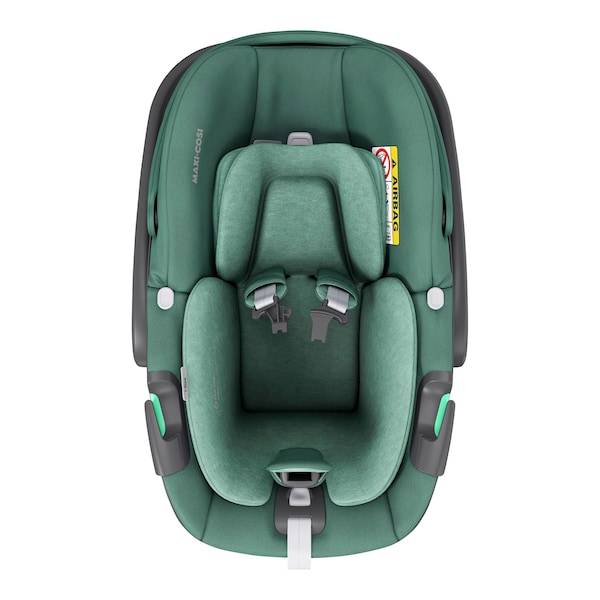babywalz Maxi-CosiBabyschale Pebble 360 inkl. Isofix-Basis FamilyFix 360 essential green Super Rabatt