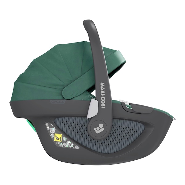 babywalz Maxi-CosiBabyschale Pebble 360 inkl. Isofix-Basis FamilyFix 360 essential green Super Rabatt