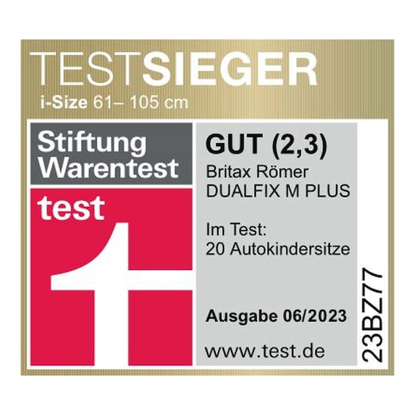 babywalz Britax Römer - SelectKindersitz DUALFIX M PLUS midnight grey Top Angebot