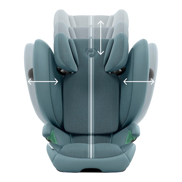 babywalz Cybex - GOLDKindersitz SOLUTION G2 I-FIX PLUS stormy blue Großer Ausverkauf