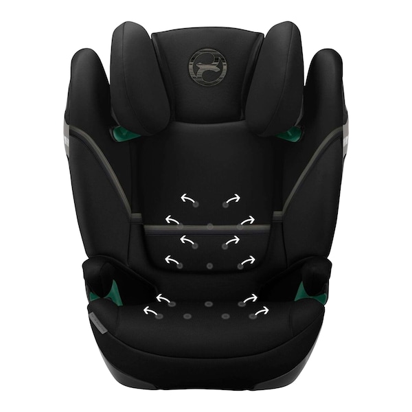 babywalz Cybex - GOLDKindersitz Solution S2 i-Fix moon black Cyber Monday