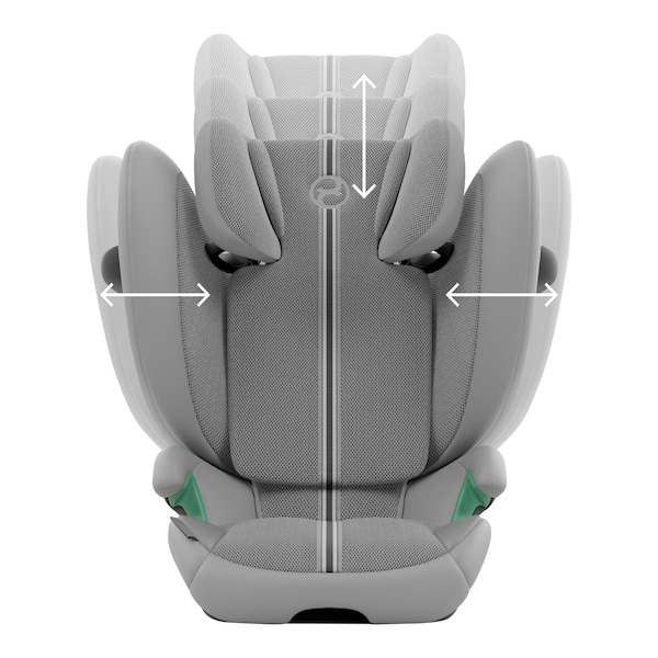 babywalz Cybex - GOLDKindersitz SOLUTION G2 I-FIX PLUS stone grey Lagerräumung