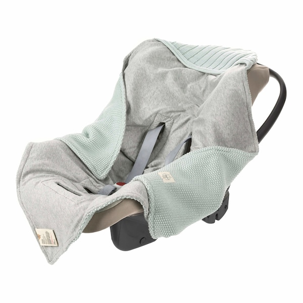 babywalz LässigEinschlagdecke light mint Letzter Tag