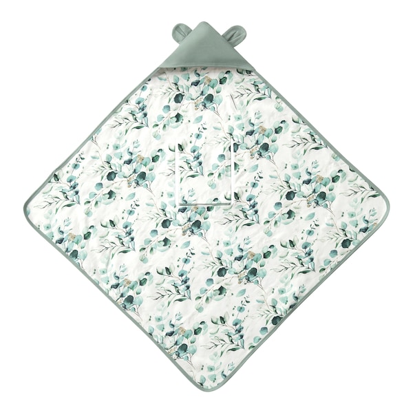 babywalz HauckEinschlagdecke Snuggle N Dream leaves mint Zeitbegrenzte Promotion