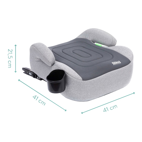 babywalz FillikidSitzerhöhung mit Isofix i-size schwarz grau Preisnachlass