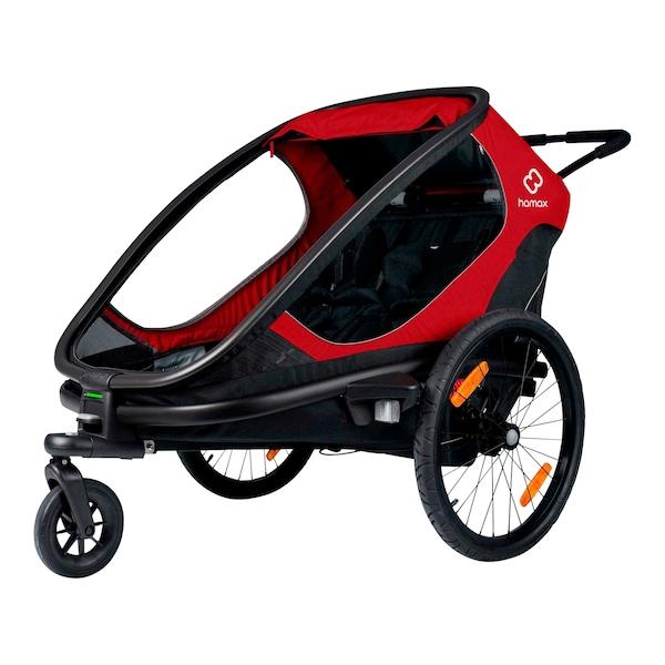 babywalz hamaxOutback Fahrradanhänger red / black Muttertagsangebot