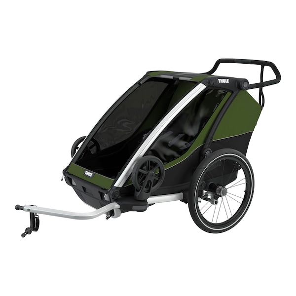 babywalz ThuleChariot Cab2 Fahrradanhänger cypress green Sonderangebot der Fabrik
