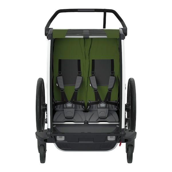 babywalz ThuleChariot Cab2 Fahrradanhänger cypress green Sonderangebot der Fabrik