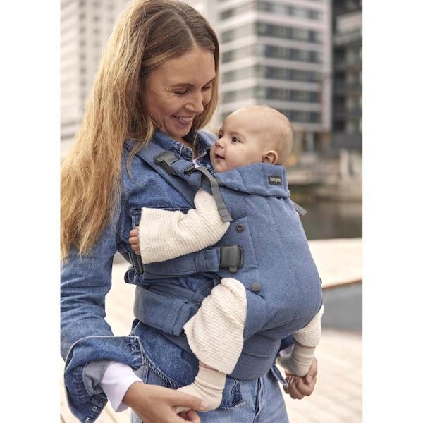 babywalz BabyBjörnBabytrage Harmony blau Verkauf