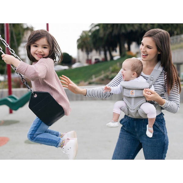 babywalz Ergobaby® - OMNI 360Cool Air Mesh Babytrage 4 Tragepositionen pearl grey Fabrikpreis