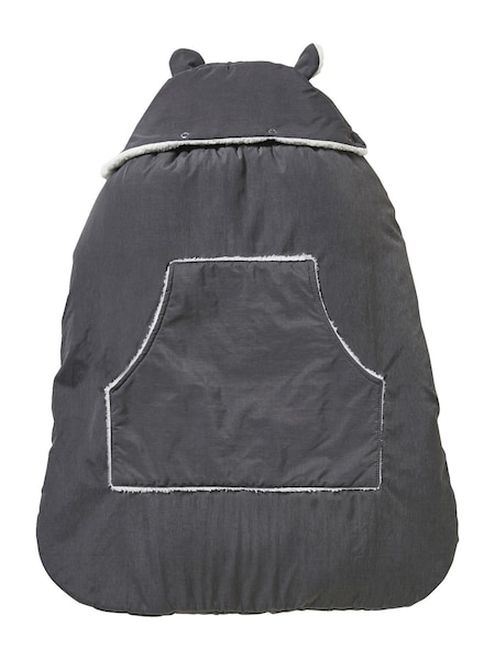 babywalz VertbaudetWintercover für die Babytrage grau Blitzangebot