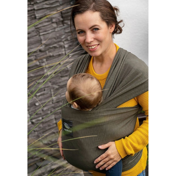 babywalz manduca® - SLINGBabytragetuch 510cm olive Bestseller