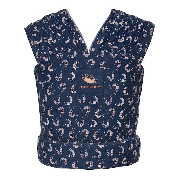 babywalz manduca® - SLINGBabytragetuch 510cm Limited Edition navy / print Wochenangebot
