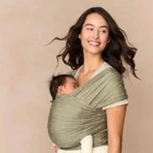 babywalz Ergobaby® - AURA WRAPTragetuch Strick olive diamonds Discount Store für neue Produkte