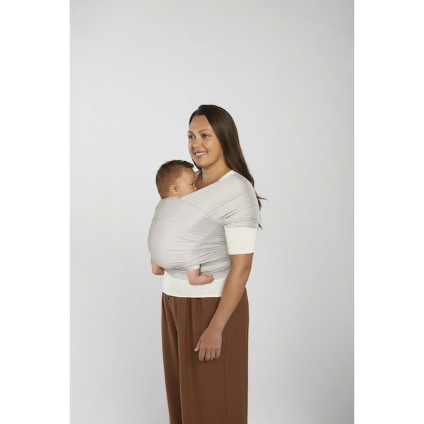babywalz Ergobaby® - AURA WRAPTragetuch Mesh 490 cm soft grey Kostenloser Versand international