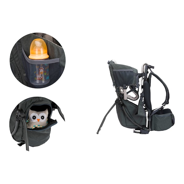 babywalz FillikidAdventure Rückentrage grau melange Rabatte dieses Monats