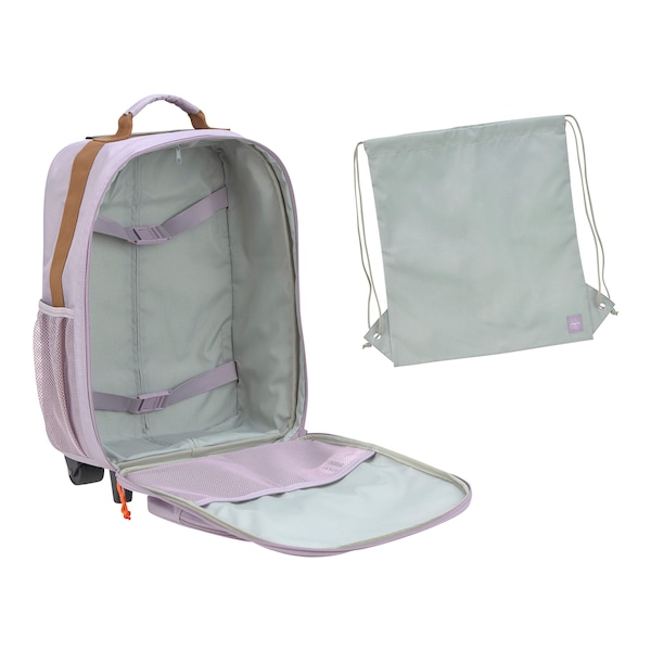babywalz LässigKindertrolley Little Gang lila Limitierter Zeitrabatt