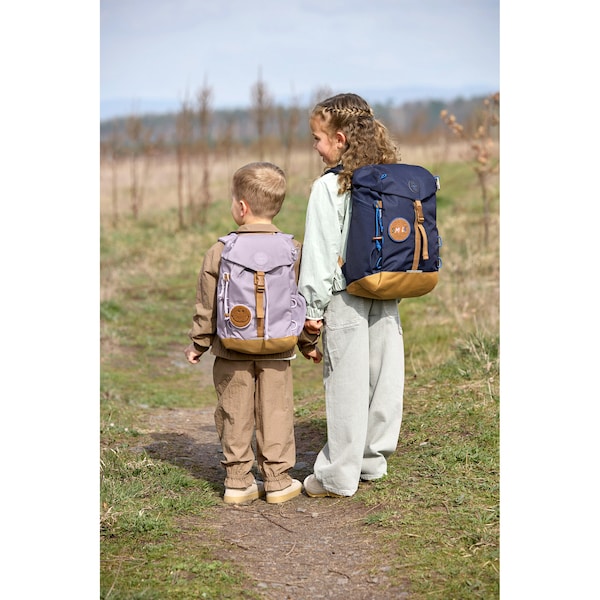 babywalz LässigKindergartenrucksack Outdoor Mini Backpack Little Gang lila Sonderangebot
