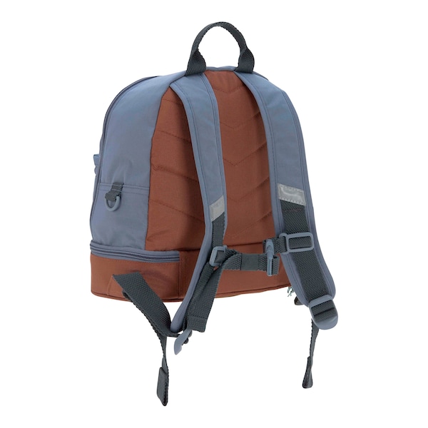 babywalz LässigKindergartenrucksack Mini Backpack Adventure Traktor blue denim Flash Sale