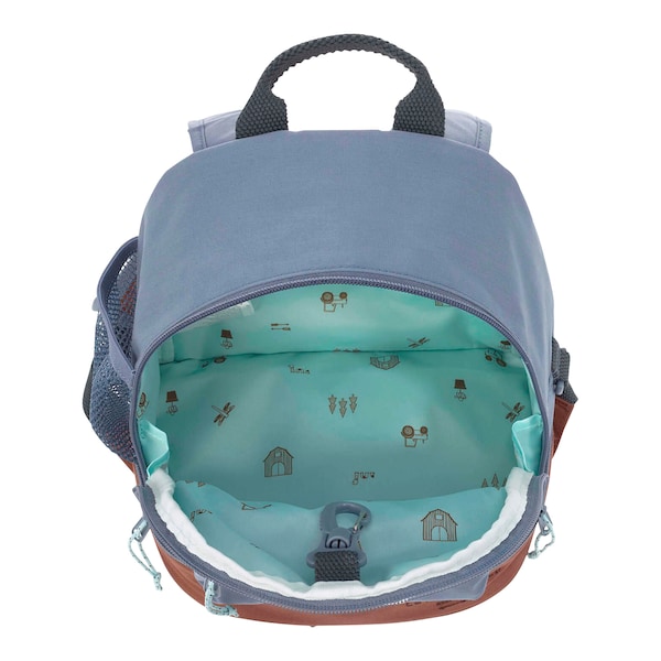 babywalz LässigKindergartenrucksack Mini Backpack Adventure Traktor blue denim Flash Sale