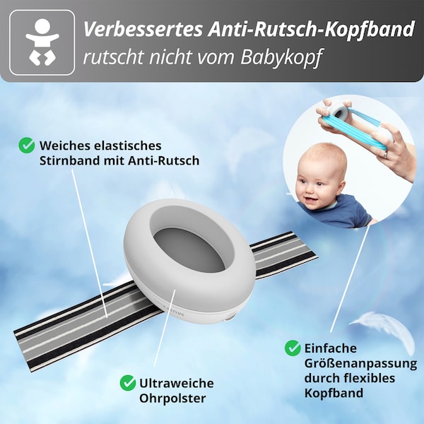 babywalz AlpineMuffy Baby Gehörschutz schwarz Exklusivangebot