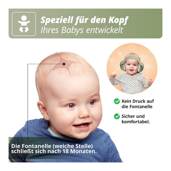 babywalz AlpineMuffy Baby Gehörschutz grün Saisonschlussverkauf