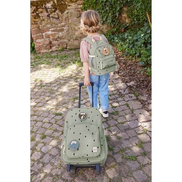 babywalz LässigKindertrolley Happy Prints olive Black Friday