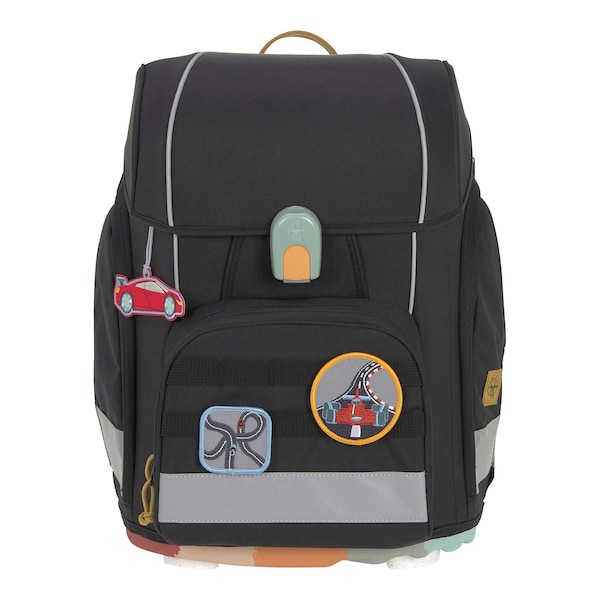 babywalz LässigSchulranzen-Set Boxy Unique 7-tlg. black Vatertagsangebot