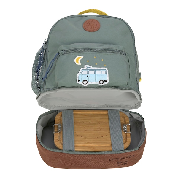 babywalz LässigKindergartenrucksack Mini Backpack Adventure Bus blau Valentinstagsangebot