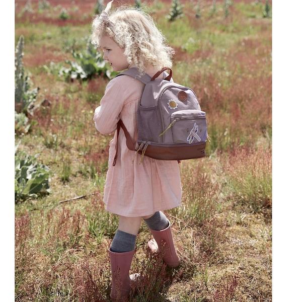 babywalz LässigKindergartenrucksack Mini Backpack Adventure Libelle light purple Top Angebot