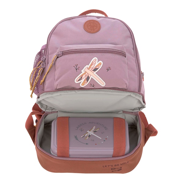 babywalz LässigKindergartenrucksack Mini Backpack Adventure Libelle light purple Top Angebot