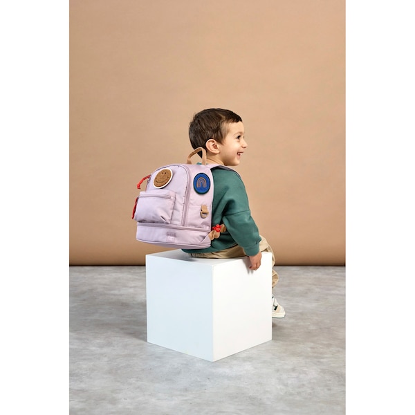 babywalz LässigKindergartenrucksack Mini Backpack Little Gang lila Blitzangebot