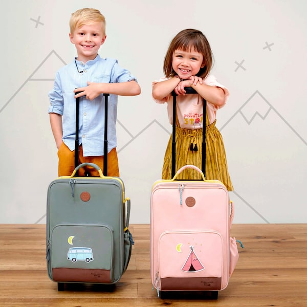 babywalz LässigKindertrolley Adventure Tipi - rosa Räumungsverkauf