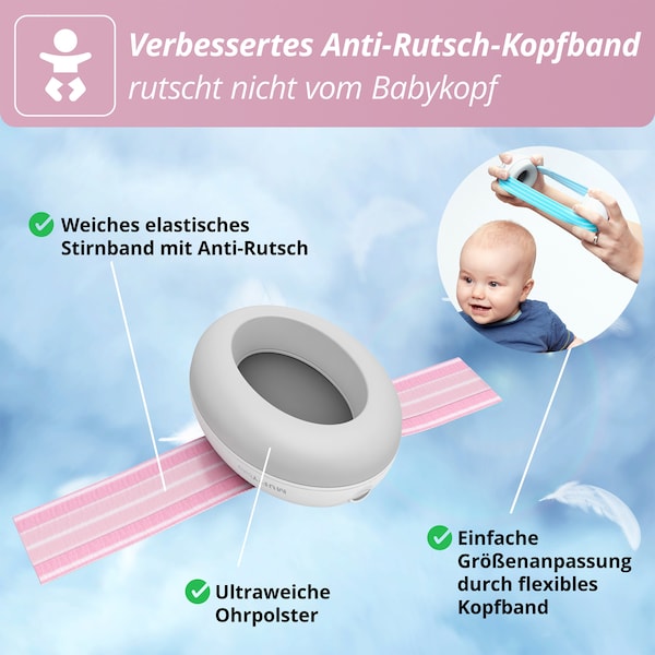 babywalz AlpineMuffy Baby Gehörschutz pink Kauf eins, bekomm eins gratis