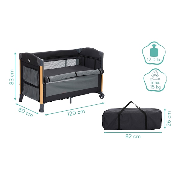 babywalz FillikidReisebeistellbett Cadiz Neueste Stile