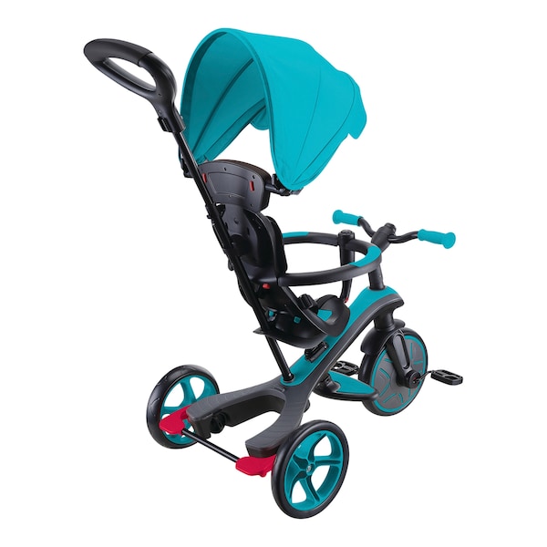 babywalz GlobberDreirad Explorer Trike 4in1 türkis 50% Rabatt für begrenzte Zeit